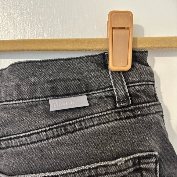 Boyish Mikey High Rise Button Fly Raw Hem Jeans Moonfleet - Picture 6 of 12